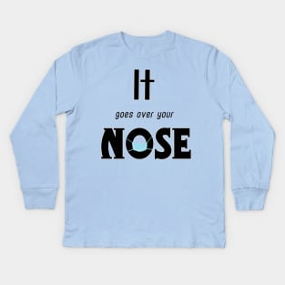 Nosy Masker Kids Long Sleeve T-Shirt